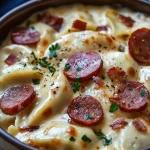 Crockpot Pierogi Casserole
