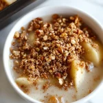Healthy Breakfast Apple Crumble