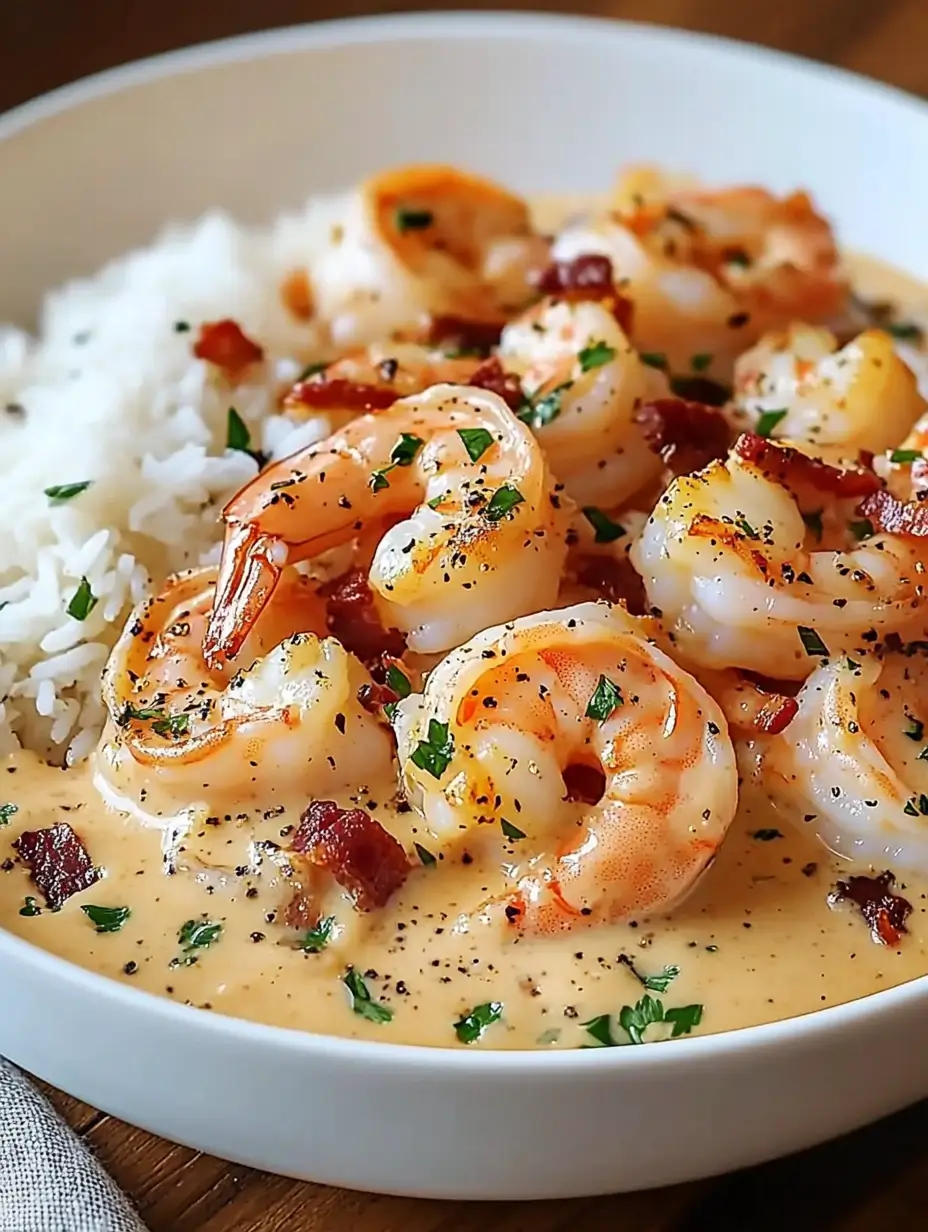Creamy Garlic Shrimp