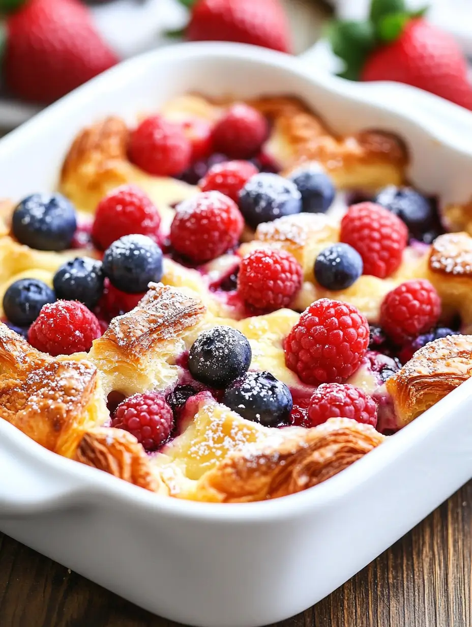 Berry Croissant Bake