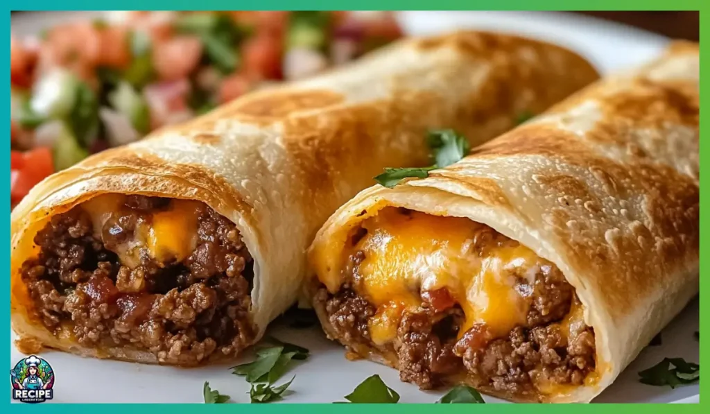 Beef & Cheese Chimichangas