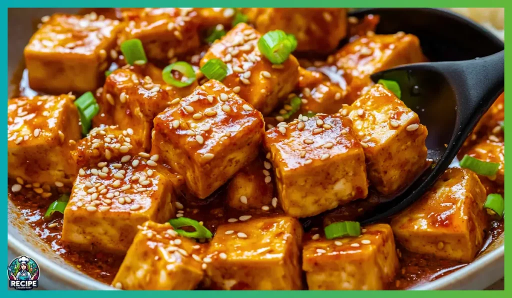 Spicy tofu coconut sauce