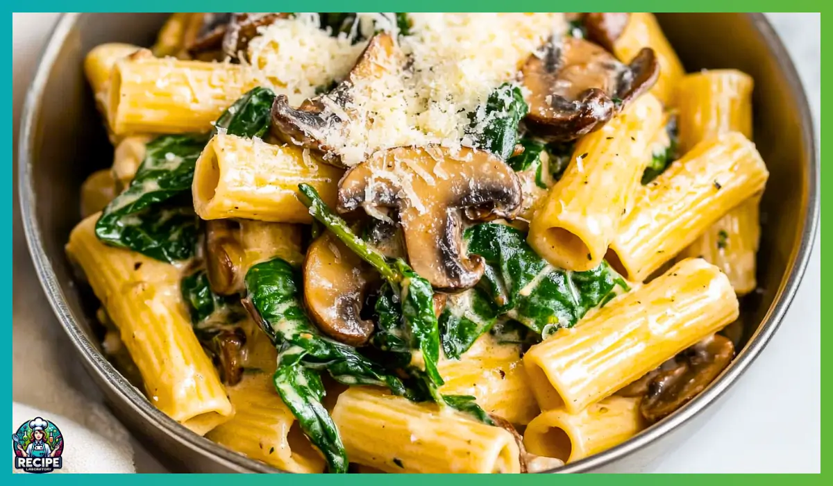 Creamy Parmesan spinach pasta