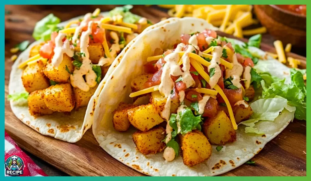 Spicy potato soft tacos