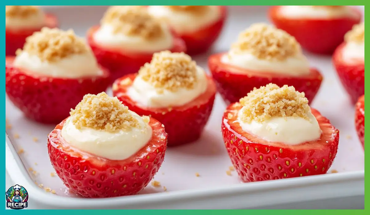 Cheesecake-Stuffed Strawberries