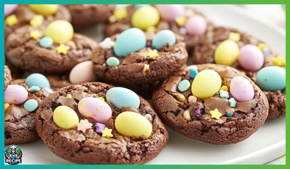 Easter Egg Brownie Cookies