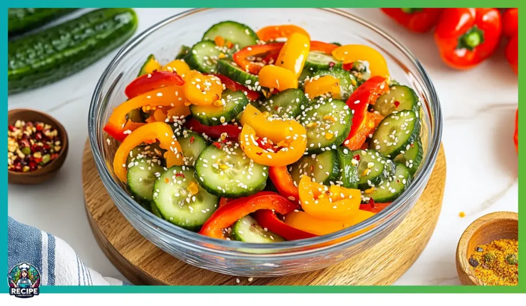 Cucumber Sweet Pepper Salad