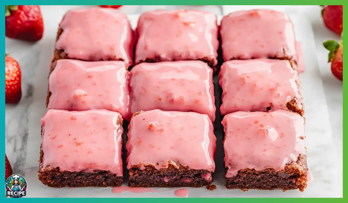 Strawberry Brownies Recipe
