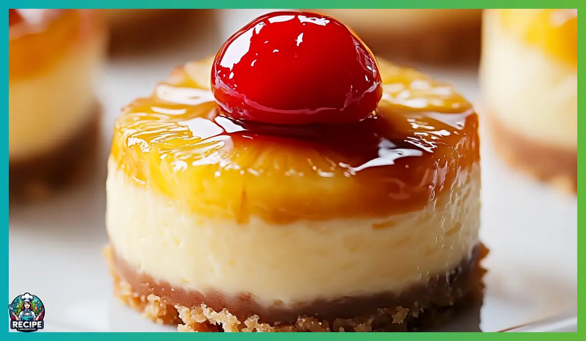 Mini Pineapple Cheesecakes