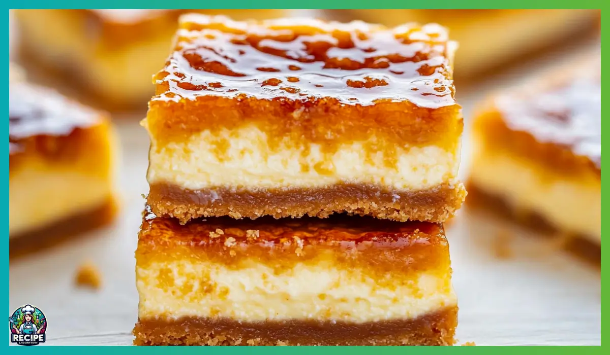 Crème Brûlée Cheesecake Bars