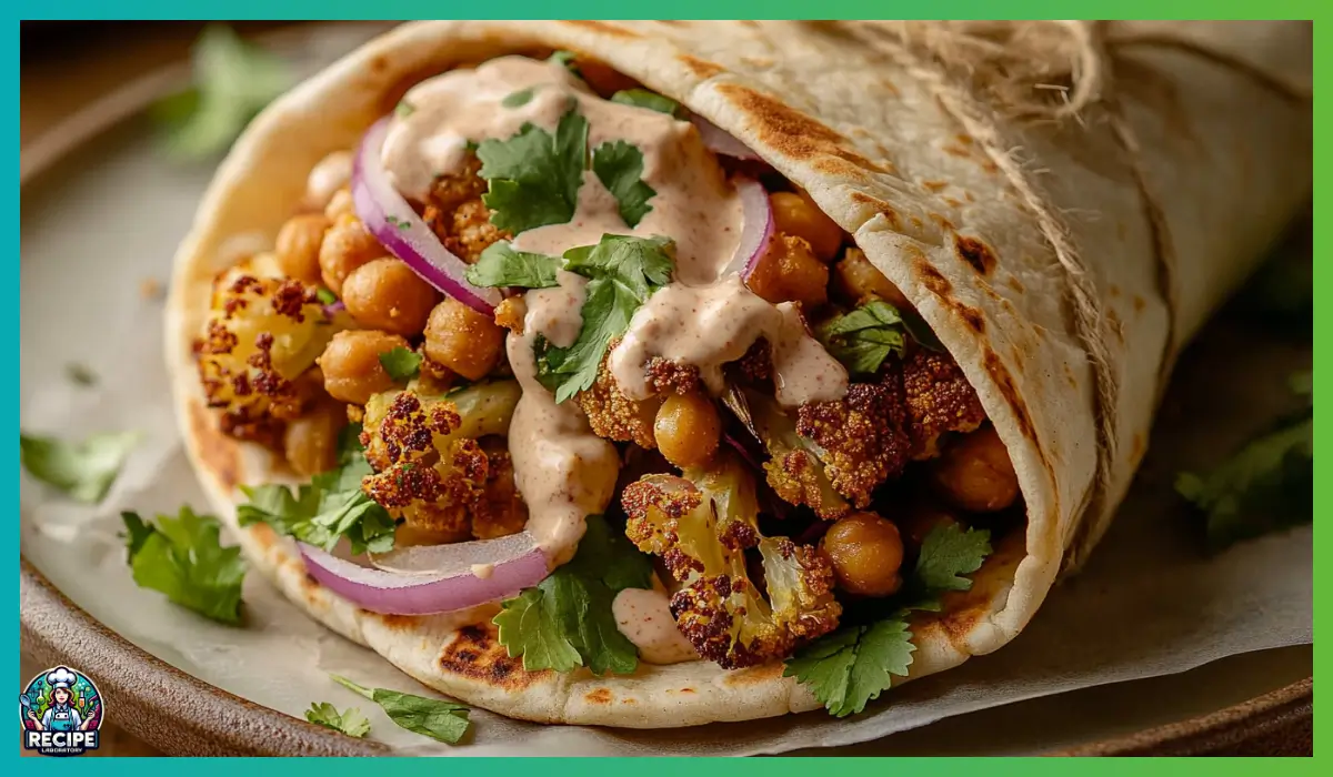 Chili Lime Chickpea Wraps