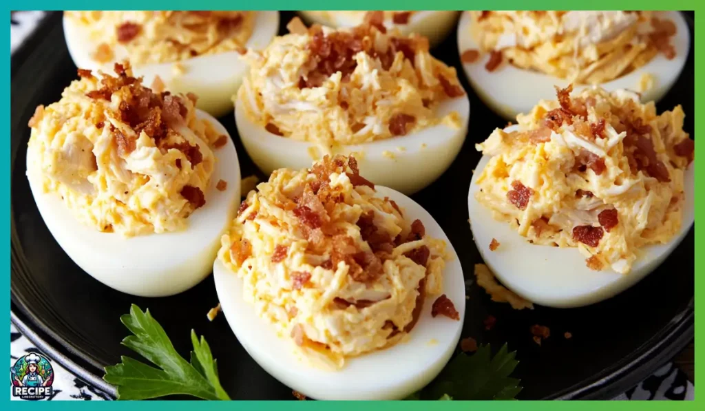 Crack Chicken Deviled Eggs