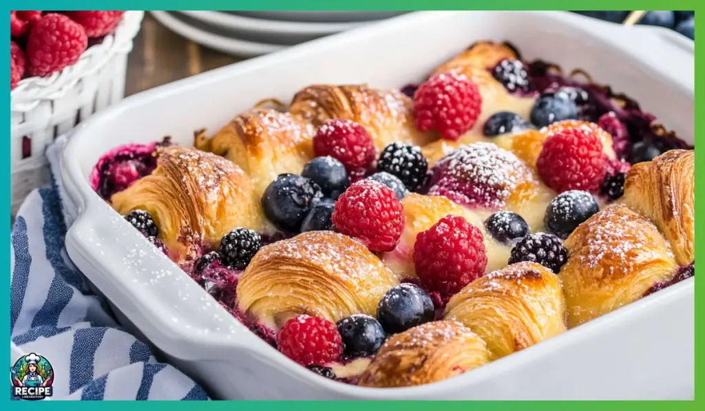 Berry Croissant Casserole