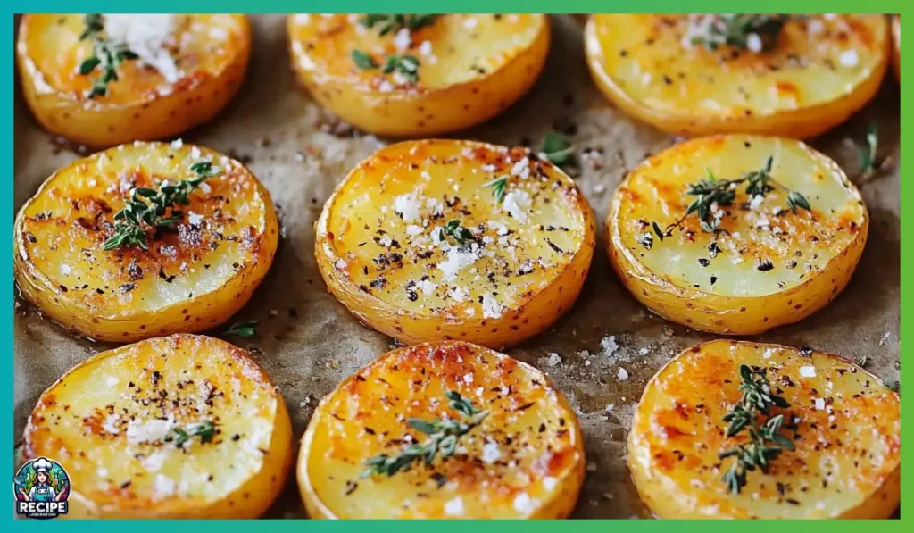 Crispy Parmesan Potato Rounds