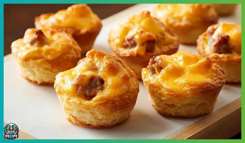 Sausage and Cheese Biscuit Cups