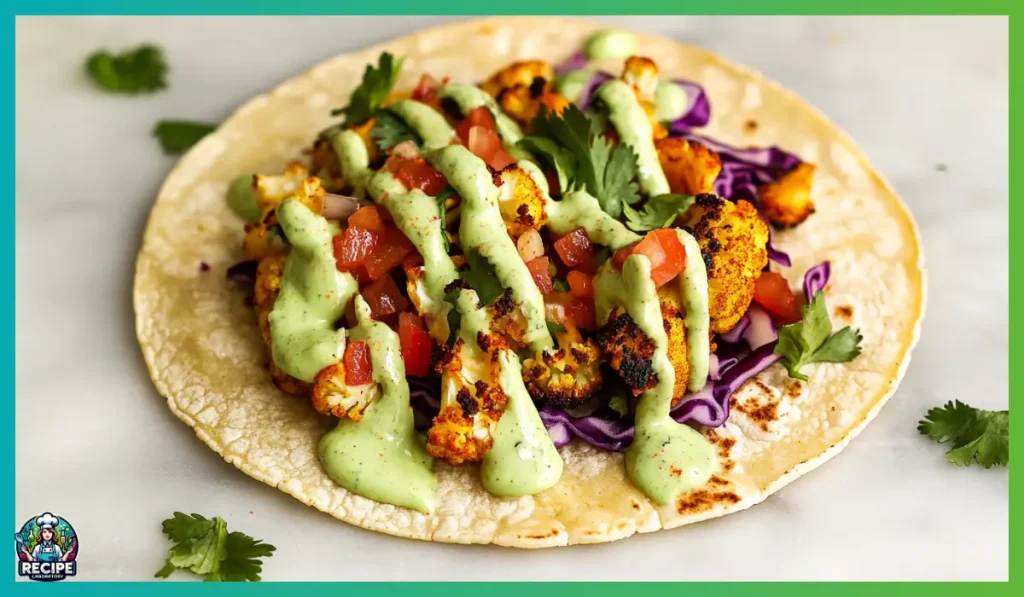 Spicy Roasted Cauliflower Tacos