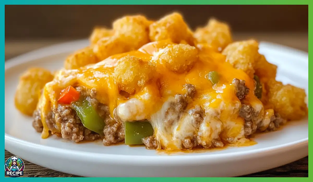 Cheesy Tater Tot Casserole