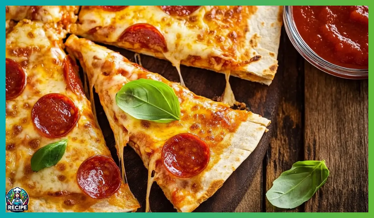 Cheesy Pizza Quesadillas