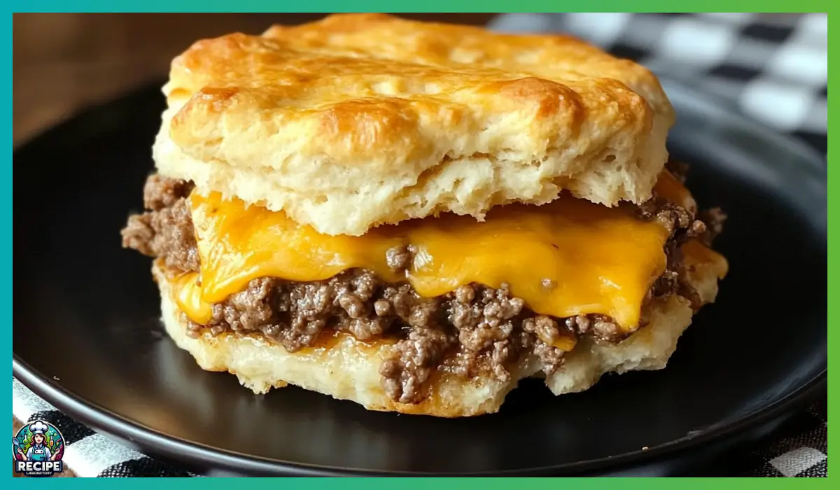 Cheeseburger Biscuit Bombs
