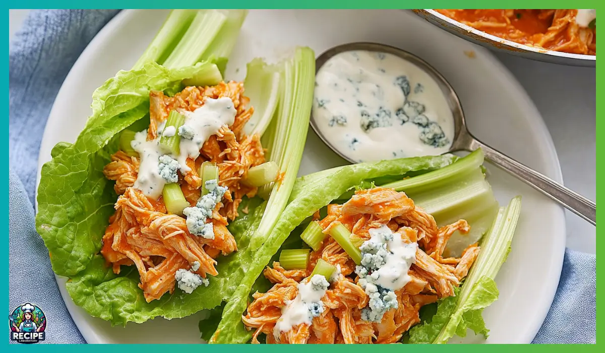 Buffalo Chicken Lettuce Wraps