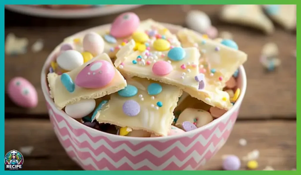 Easter White Chocolate Bark