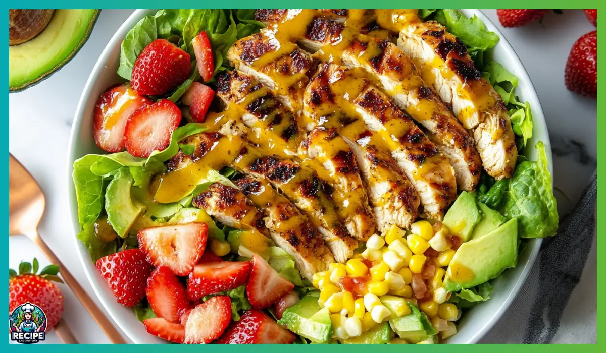 Chicken and Bacon Strawberry Salad