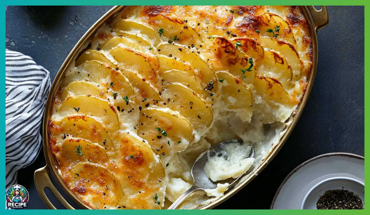 Cheesy Garlic Potatoes Gratin