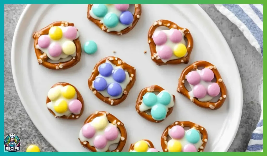 Easter Pretzel Flower Bites