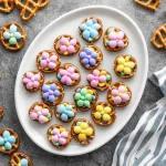 Easter Pretzel Flower Bites
