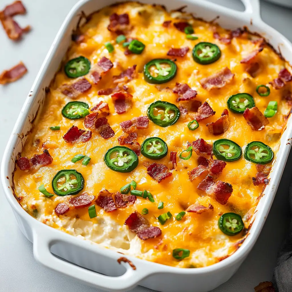 Keto Jalapeño Popper Casserole