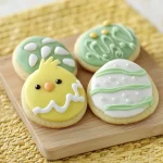Frosted Easter Egg Cookies