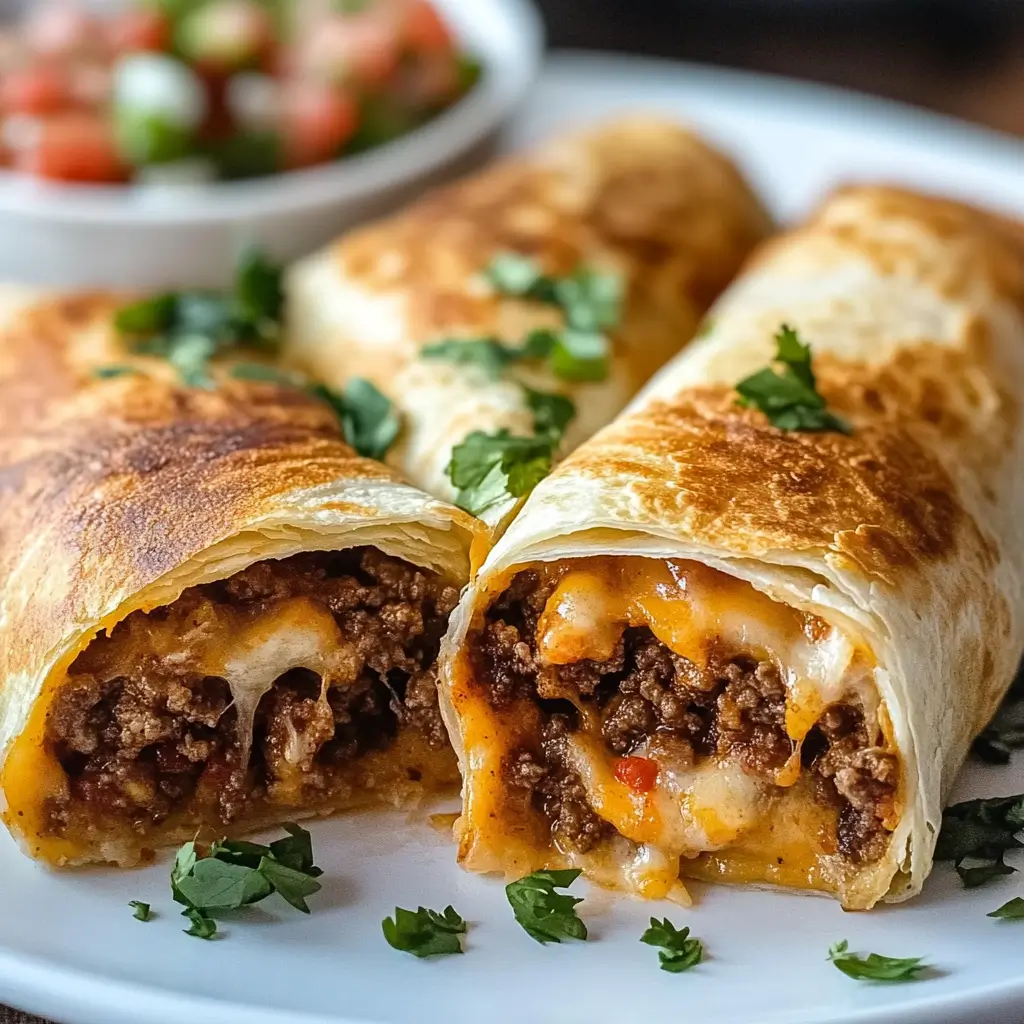 Beef & Cheese Chimichangas