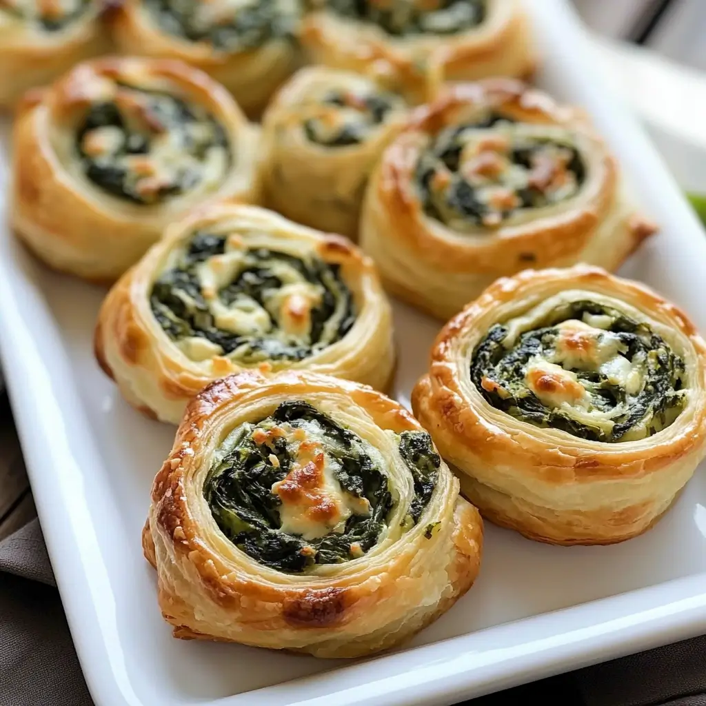 Spinach Feta Pinwheels