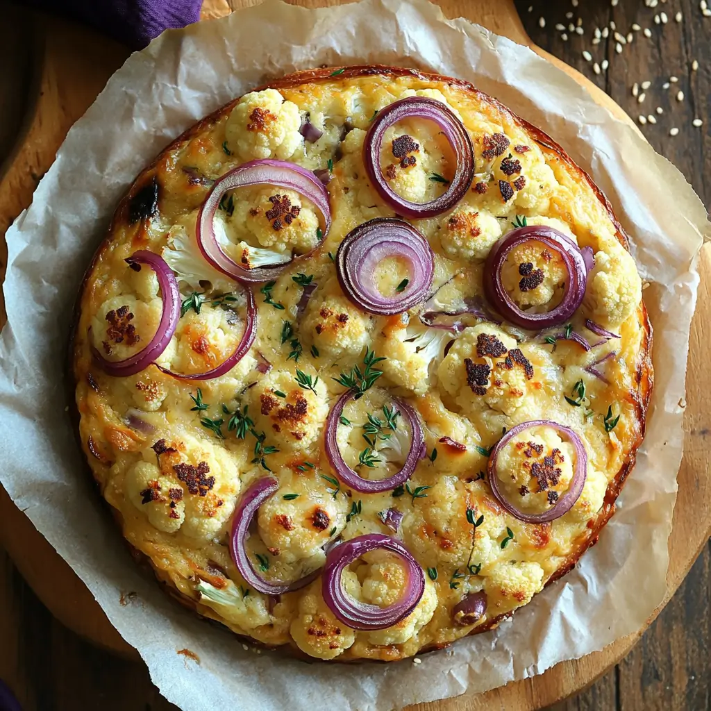 Cauliflower savory cake