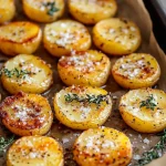 Crispy Parmesan Potato Rounds