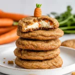 Carrot Cake Stuffed Cookies
