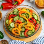 Cucumber Sweet Pepper Salad