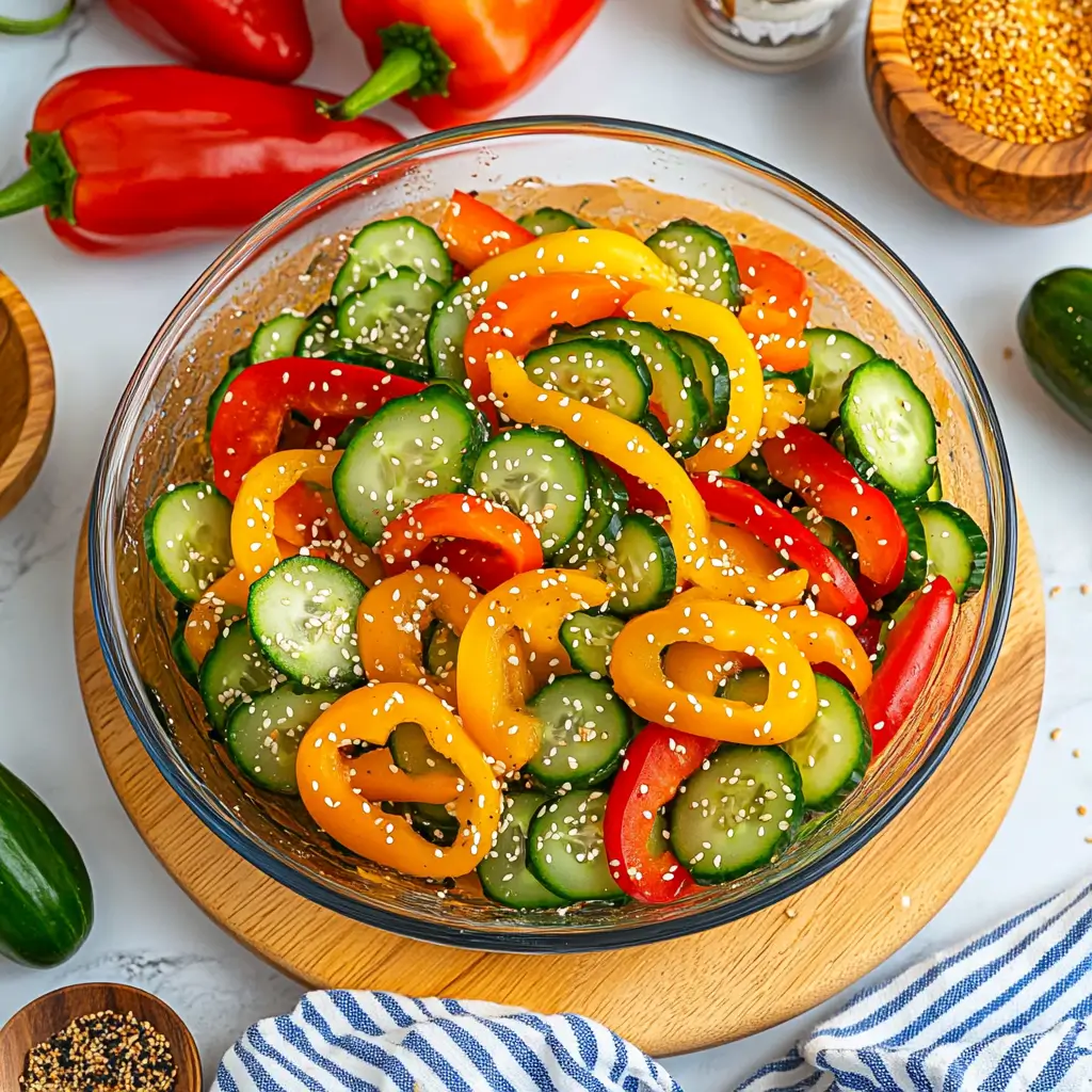 Cucumber Sweet Pepper Salad