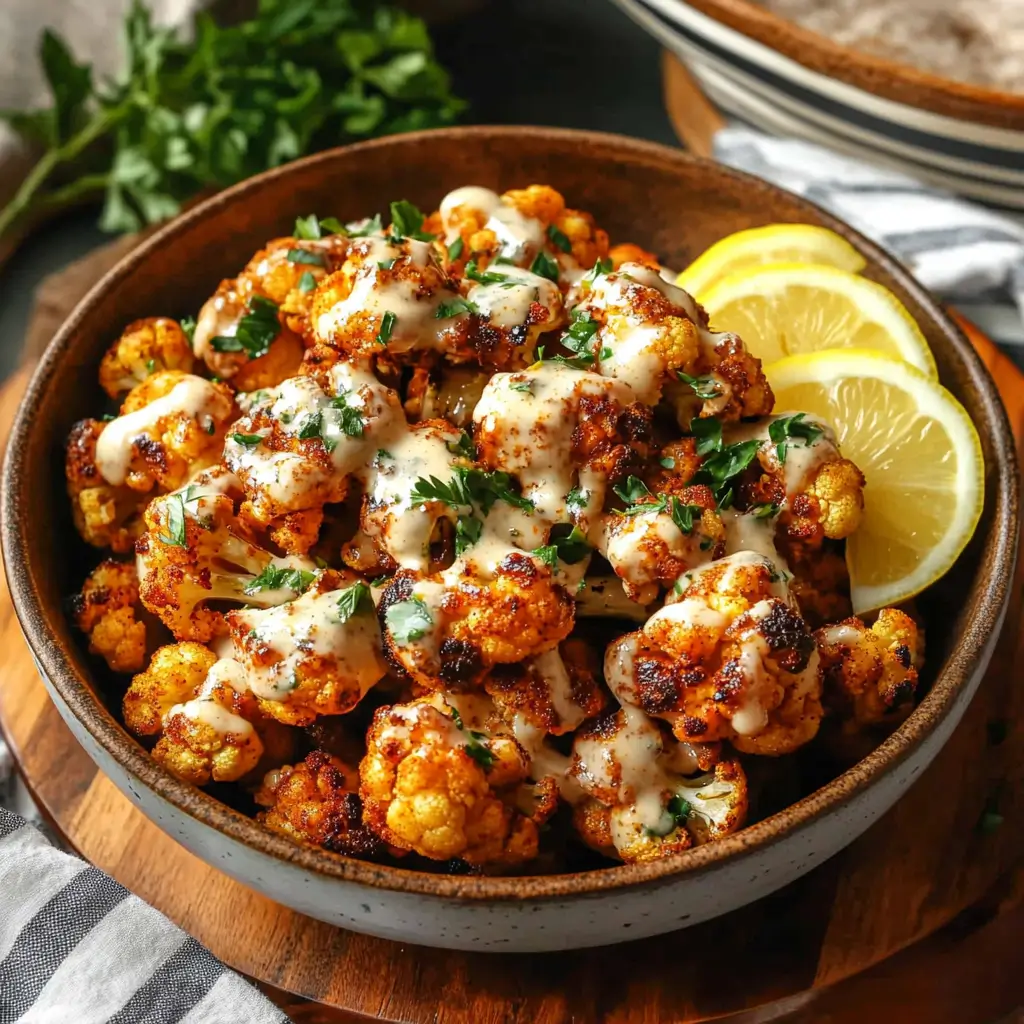 Roasted Moroccan-Spiced Cauliflower