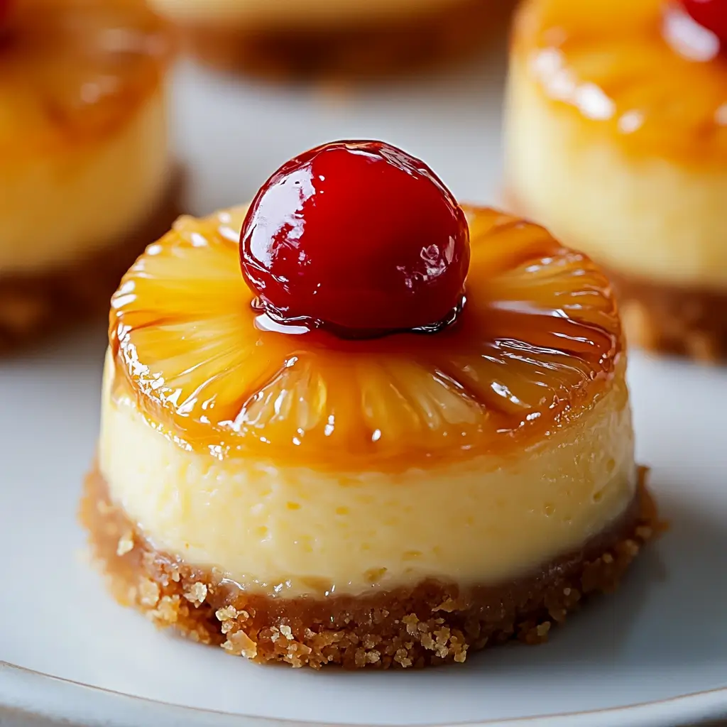 Mini Pineapple Cheesecakes