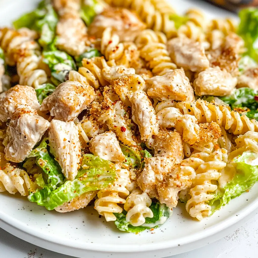 Chicken Caesar Pasta Salad
