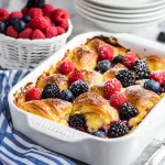 Berry Croissant Casserole