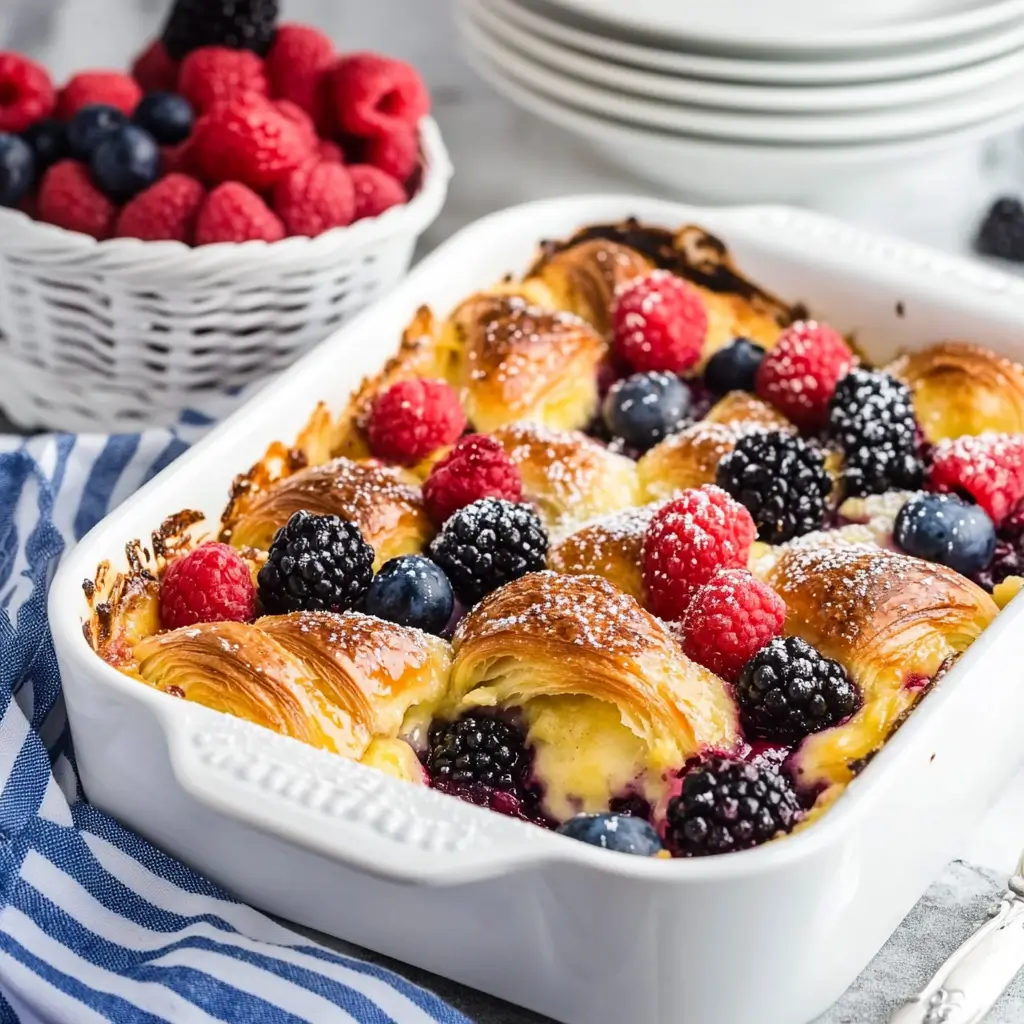 Berry Croissant Bake