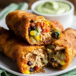 Southwest Chicken Egg Rolls