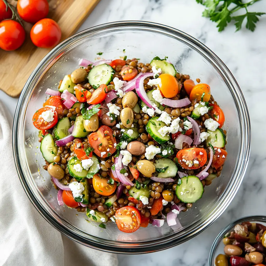 Mediterranean Lentil Salad