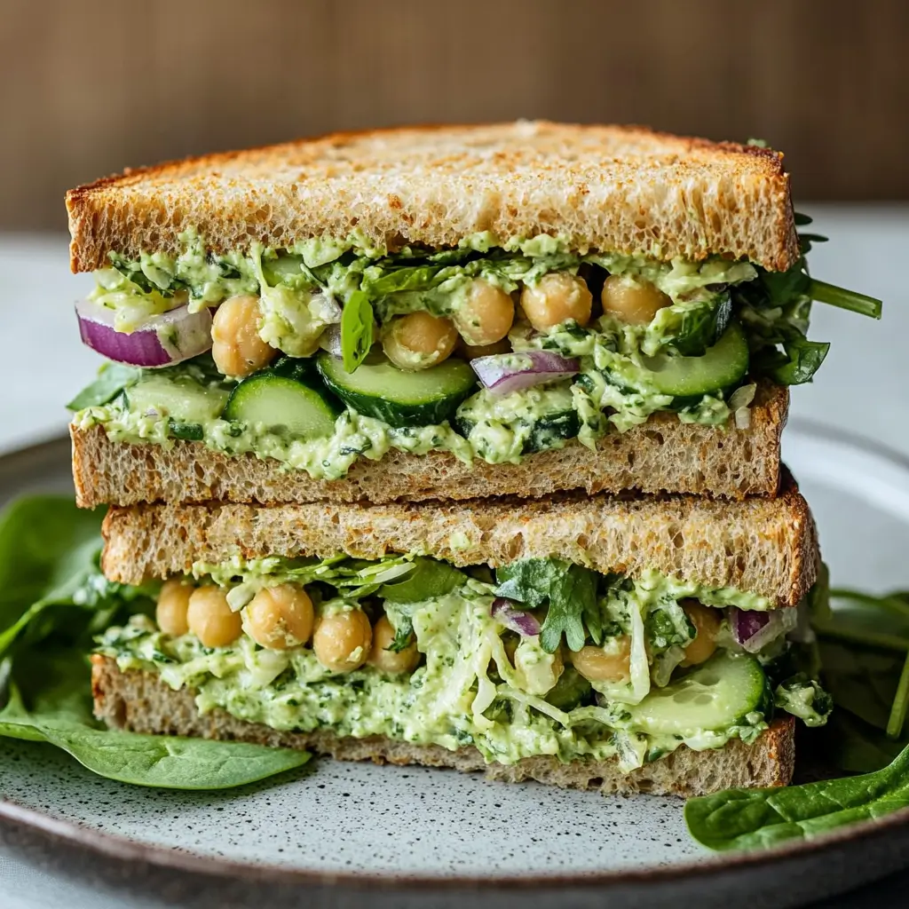 Green Goddess Salad Sandwich