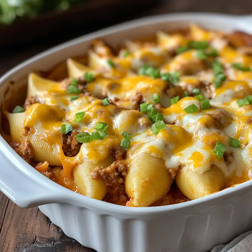 Cheesy Taco Stuffed Pasta