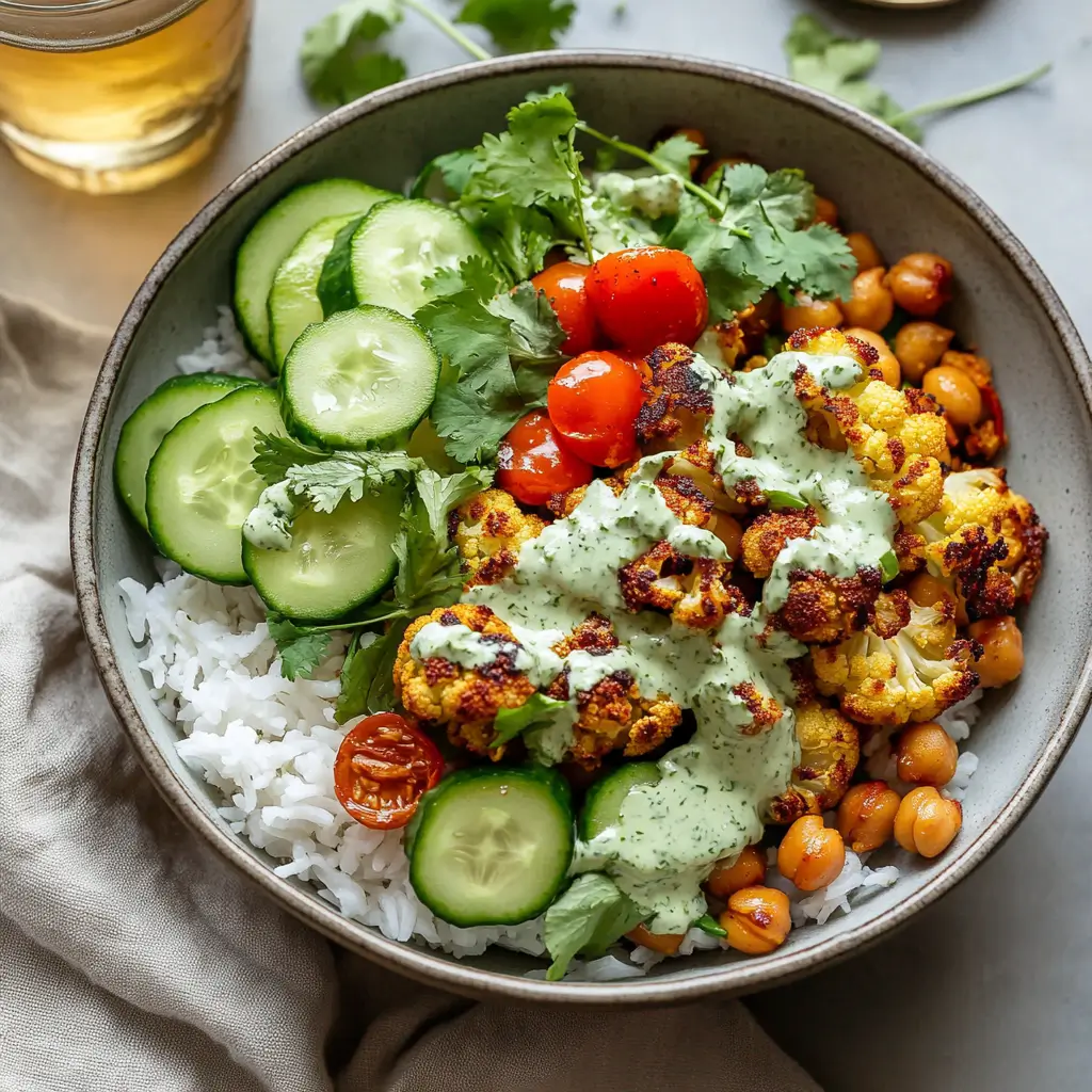 Cauliflower Shawarma Bowls