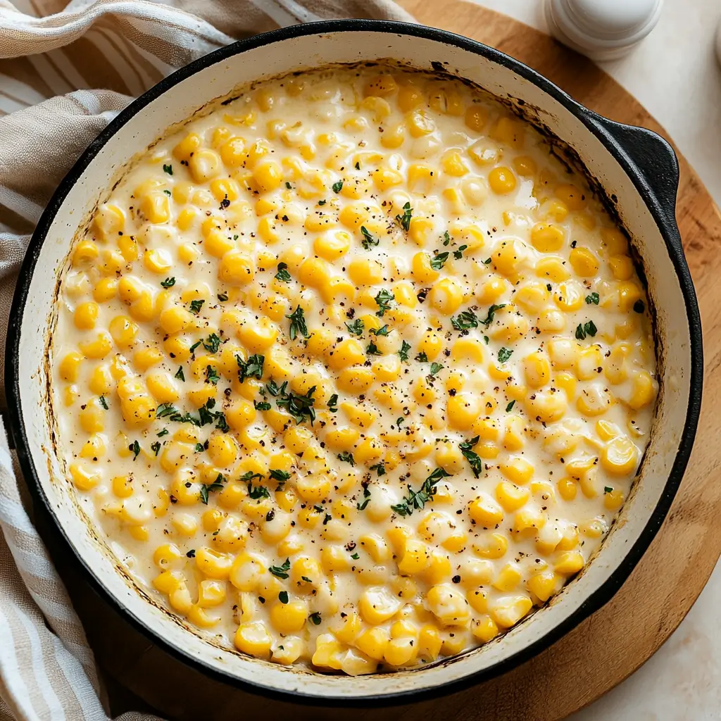 Garlic Parmesan Fried Corn