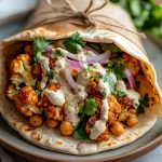 Chili Lime Chickpea Wraps